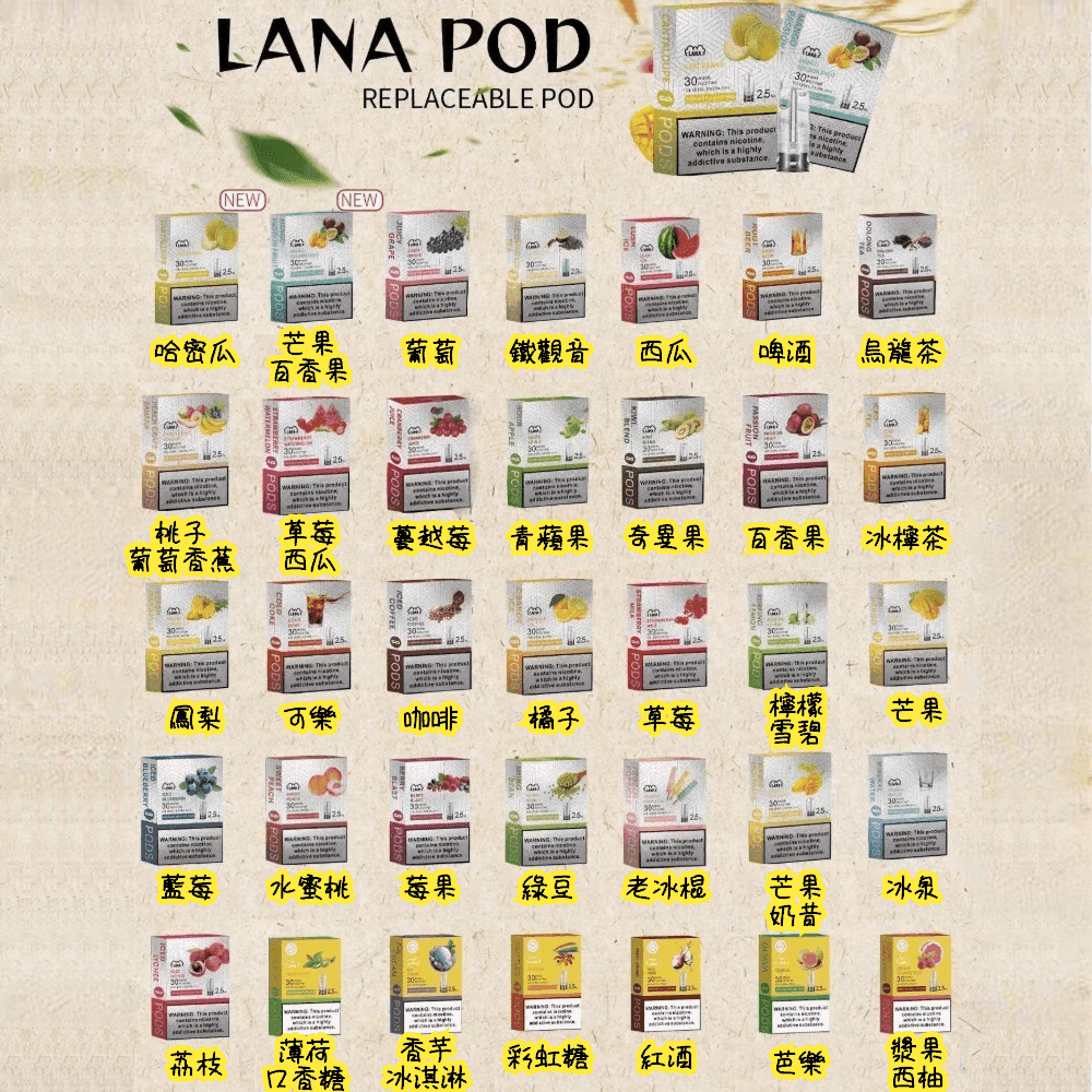 LANA發光系列煙彈通用悅刻一代RELX/ILIA/SP2S:圖片 4