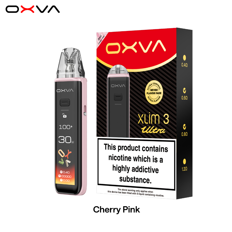 OXVA XLIM PRO 3 ULTRA 奧創小蠻牛觸屏螢幕電子煙主機空倉